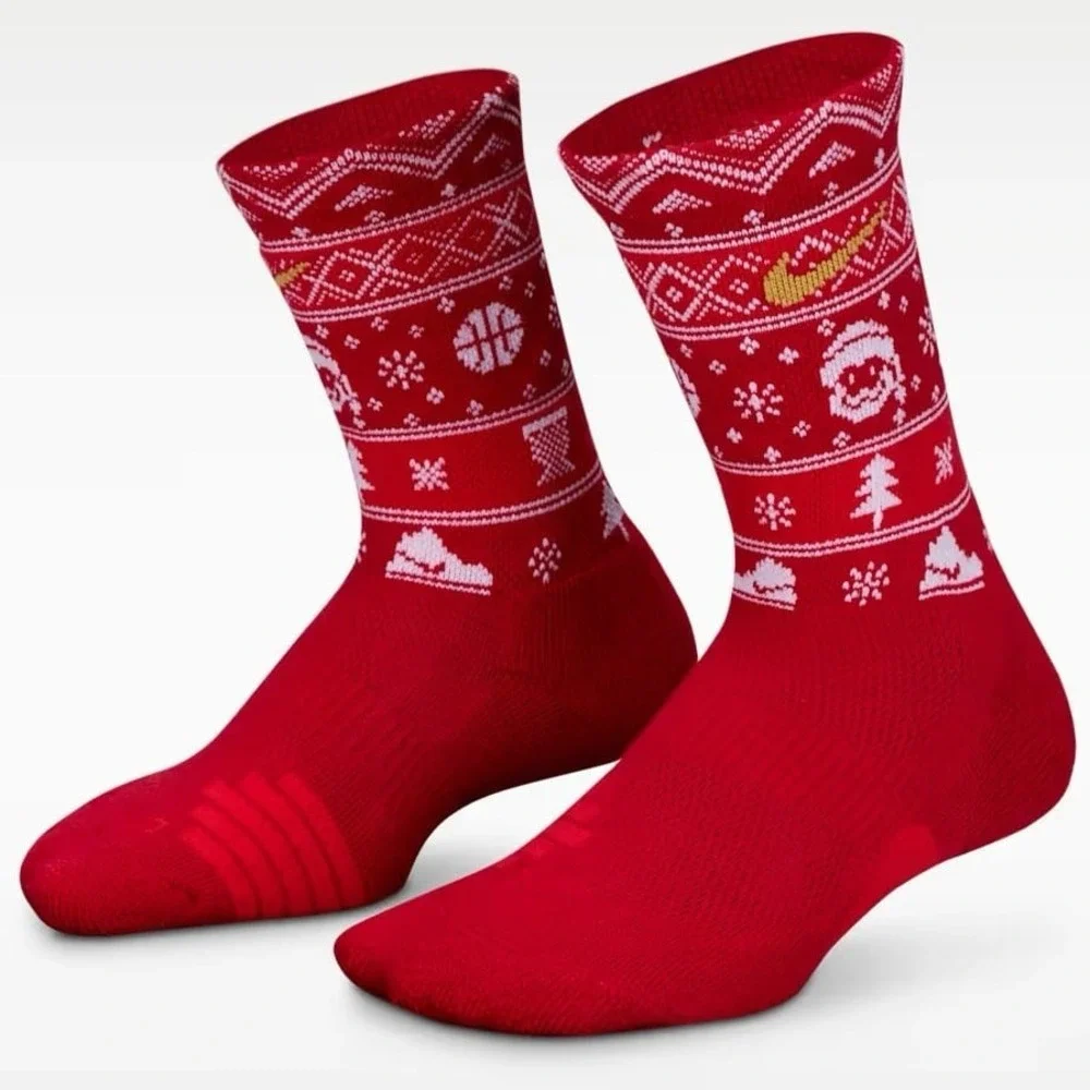 Nike‎ Elite Basketball Crew Socks Holiday Large